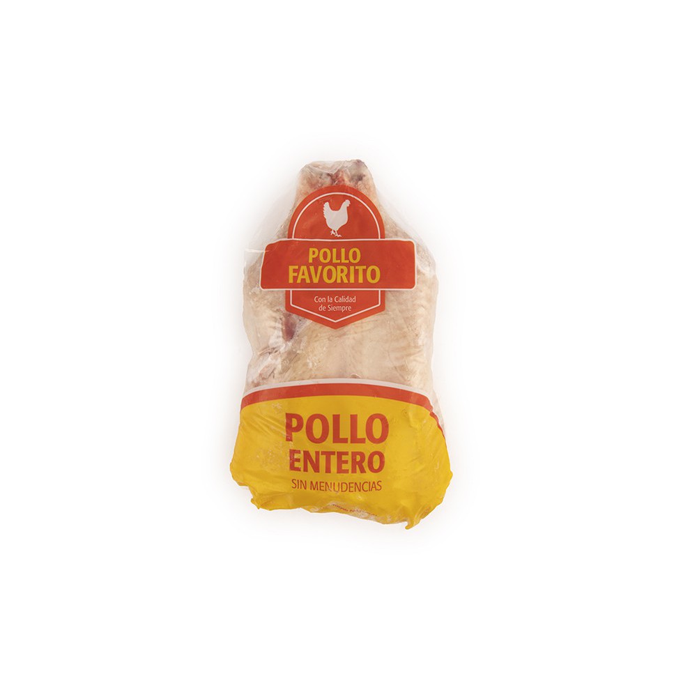 POLLO, ENTERO VACIO CONGELADO FAVORITO (1.6 - 1.8 KG)