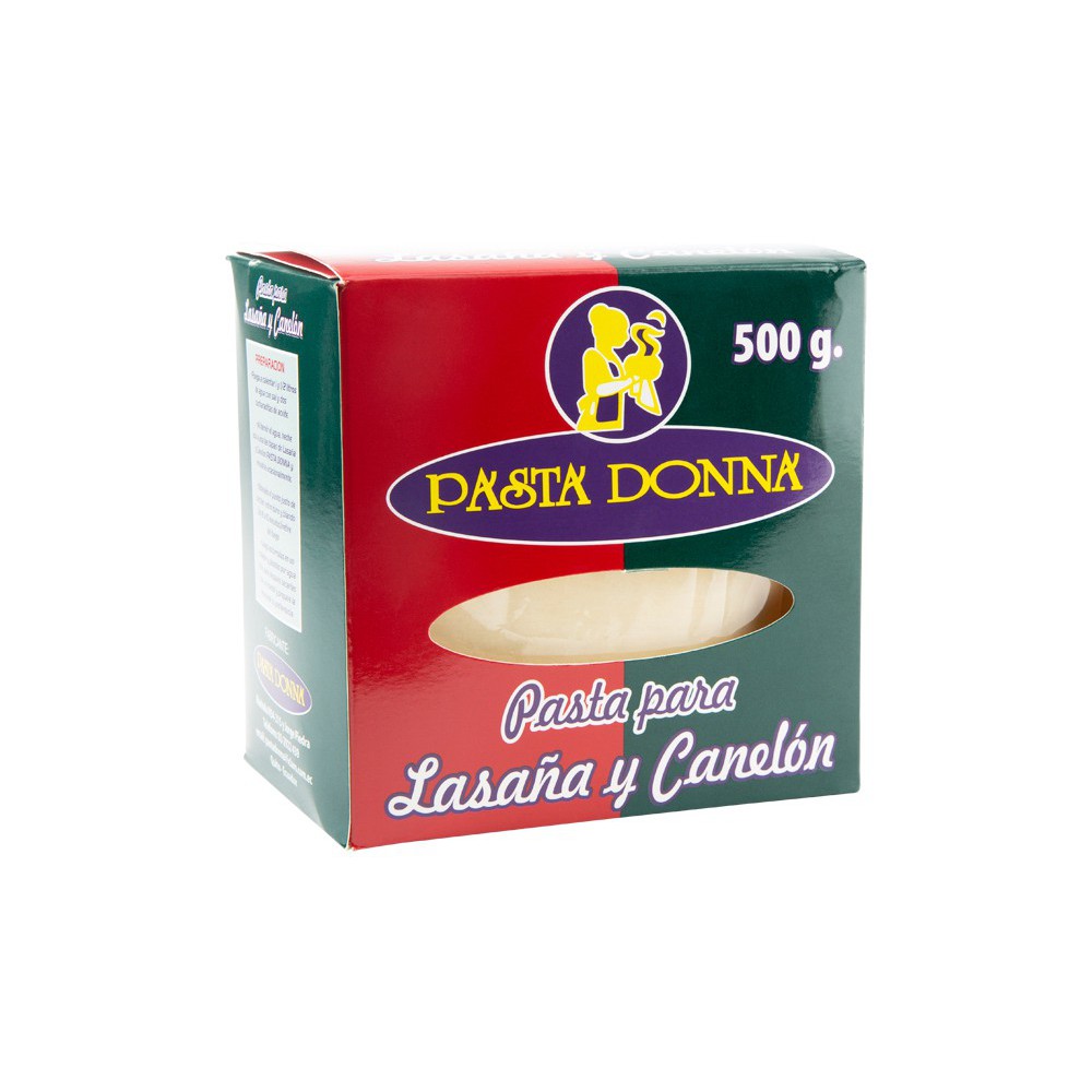 LASAÑA Y CANELON PASTA DONNA 500 G