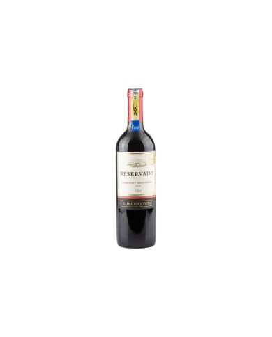 VINO TINTO CABERNET SOUVIGNON RESERVADO CONCHA Y TORO 750 ML