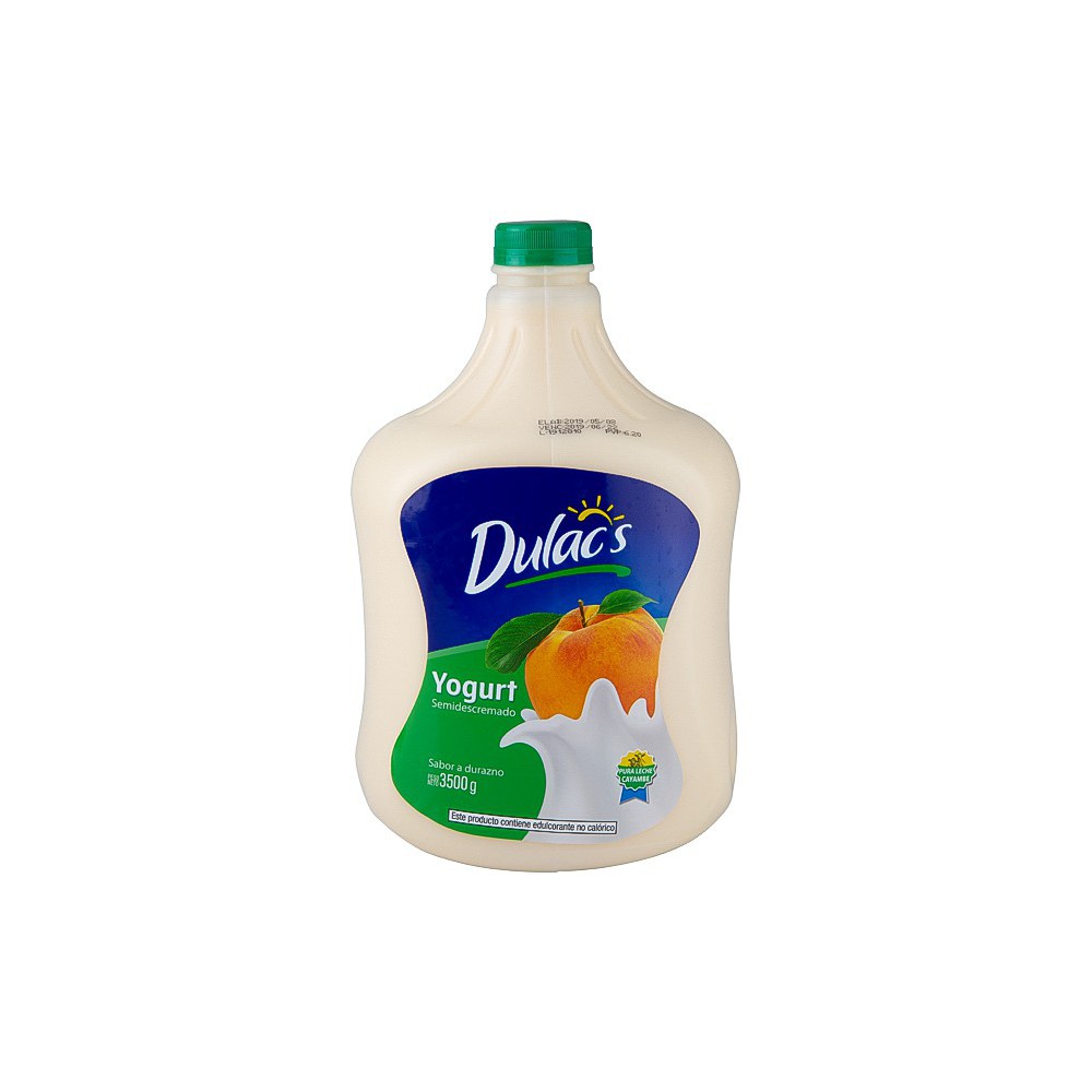 YOGURT SEMIDESCREMADO DURAZNO DULACS 3500 G