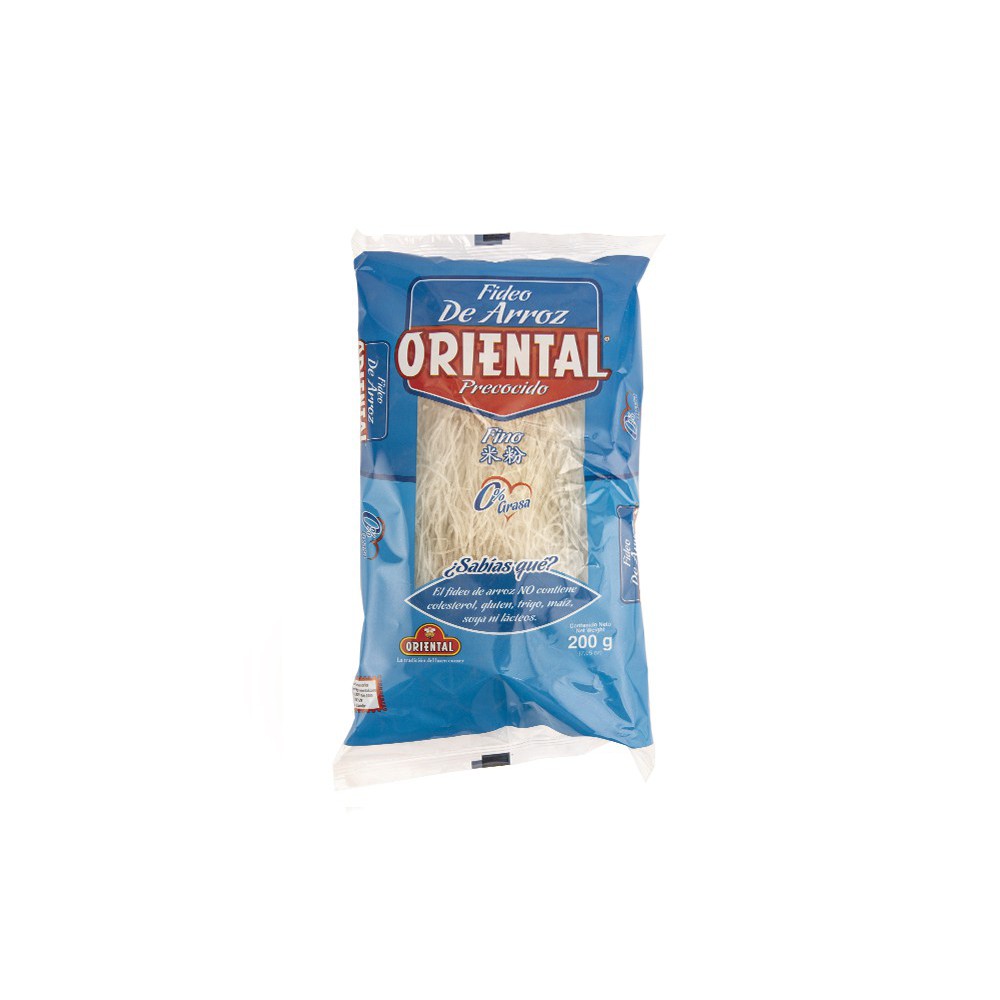 FIDEO DE ARROZ FINO ORIENTAL 200 G