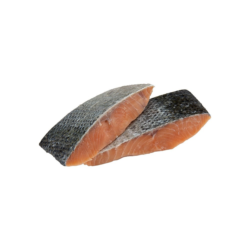 SALMON PORCION CON PIEL CONGELADO 4.54 KG