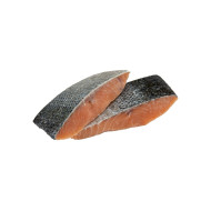 SALMON PORCION CON PIEL CONGELADO 4.54 KG