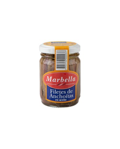 ANCHOITAS FILETES EN ACEITE MARBELLA 90 G