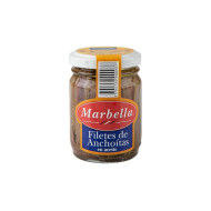 ANCHOITAS FILETES EN ACEITE MARBELLA 90 G