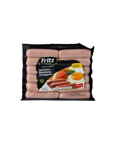 SALCHICHA RANCHERA TIPO I FRITZ 300 G