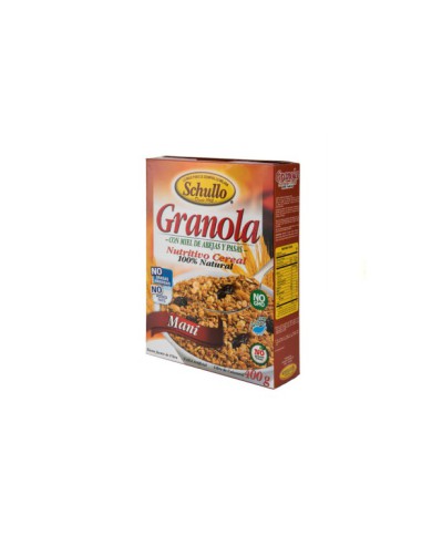 GRANOLA MANÍ MIEL DE ABEJA Y PASAS SCHULLO 400 G