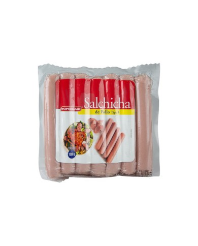 SALCHICHA POLLO TIPO I SUPERMAXI 1 KG (X 20)