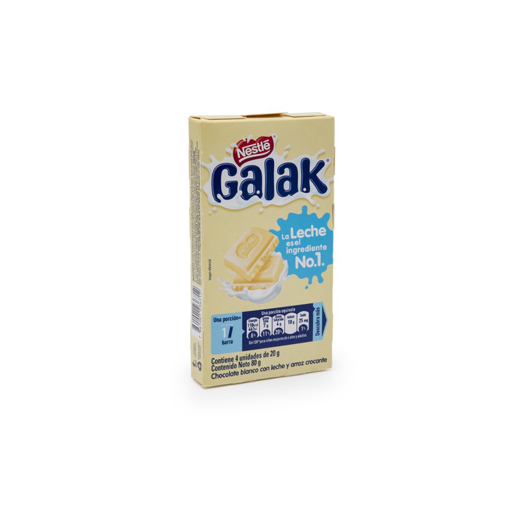 CHOCOLATE GALAK NESTLE 80 G (4 X 20 G)