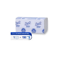 PAPEL TOALLA DE MANOS HOJA SENCILLA INTERFOLIADA SCOTT ESSENTIAL X 150 (30228392)