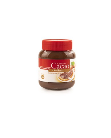 CREMA DE CACAO Y AVELLANAS SUPERMAXI 350 G