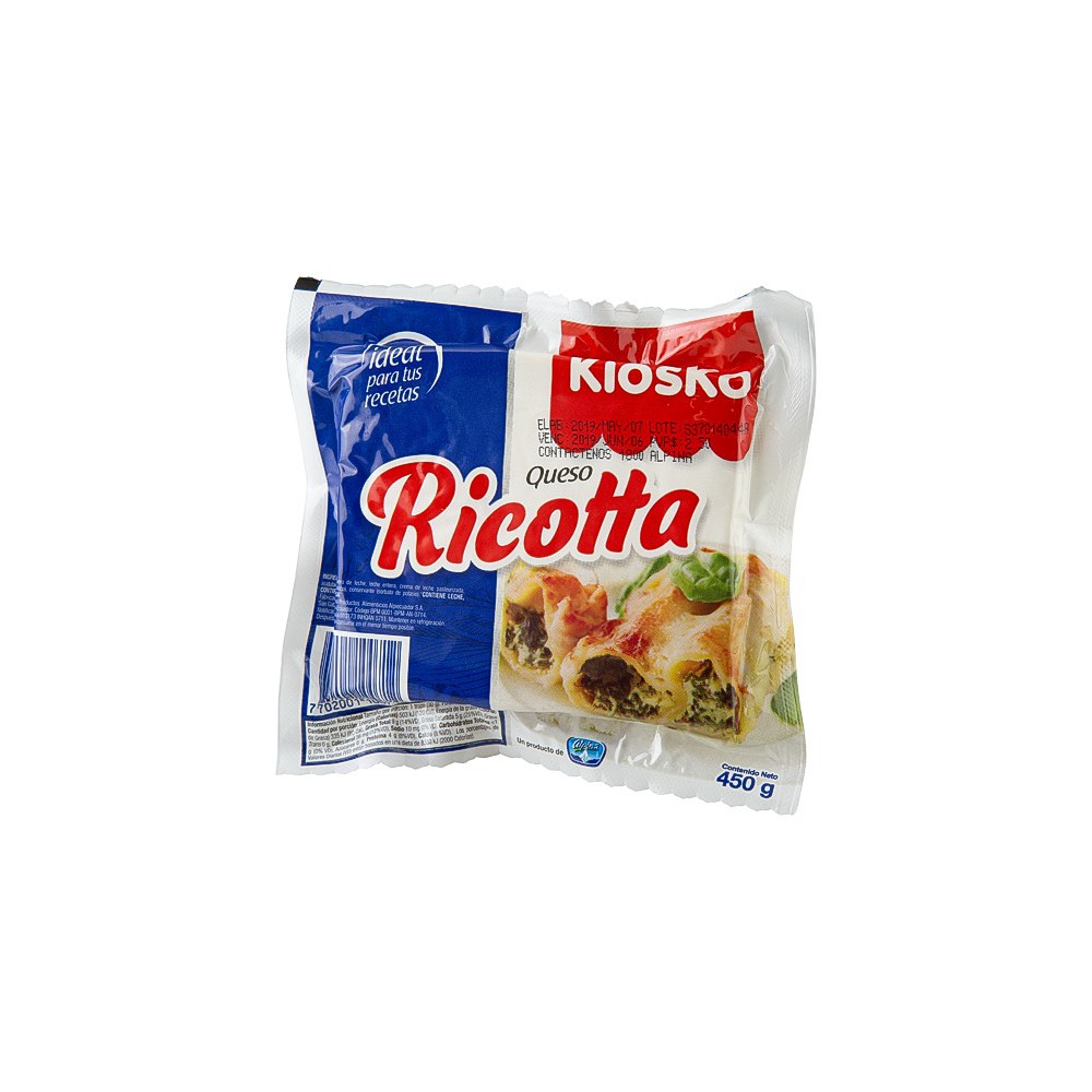 QUESO RICOTTA KIOSKO 450 G