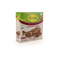 BARRA DE CEREAL ARANDANOS Y NUECES TOSH (6 X 23 G)