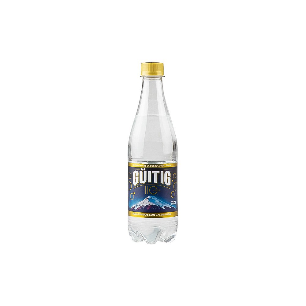 AGUA CON GAS GÜITIG CAJA (12 X 500 ML)