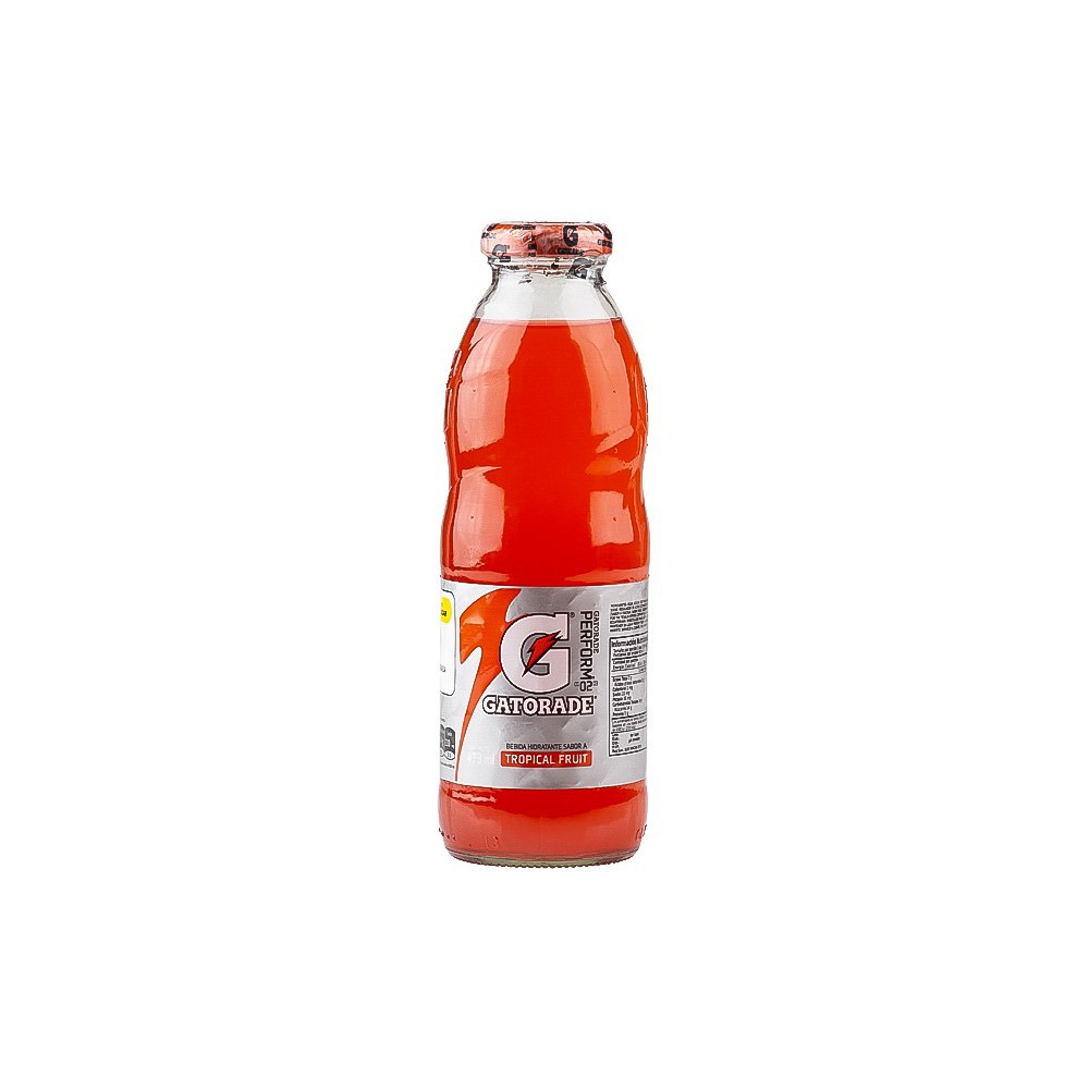 BEBIDA HIDRATANTE FRUTAS TROPICALES VIDRIO GATORADE CAJA (12 X 473 ML)