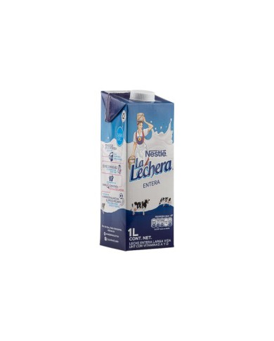 LECHE ENTERA TETRAPACK LA LECHERA 1 LT