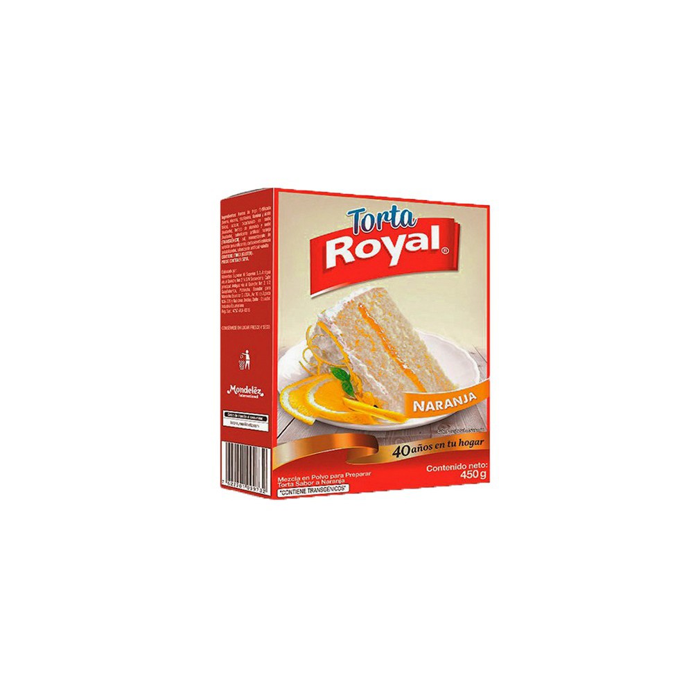 PREMEZCLA TORTA NARANJA ROYAL 450 G