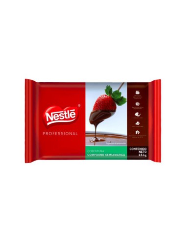 COBERTURA CHOCOLATE COMPOUND SEMIAMARGO NESTLE  1.5 KG