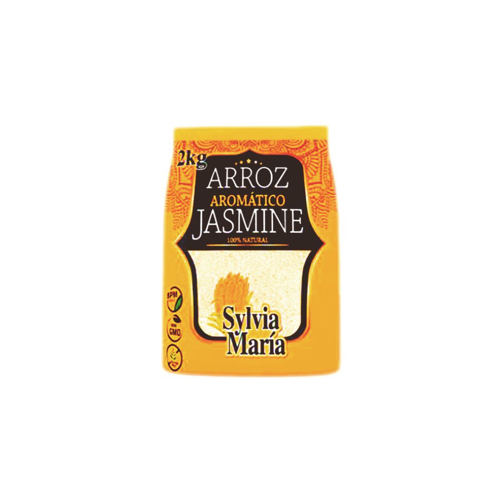 ARROZ DE GRANO LARGO AROMATICO JASMINE SYLVIA MARIA 2 KG