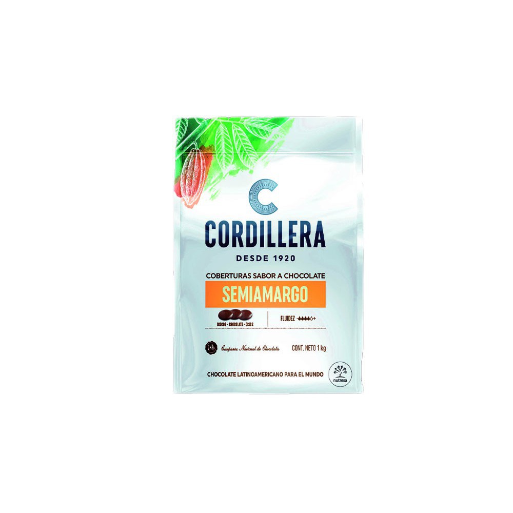 COBERTURA CHOCOLATE NEGRA CORDILLERA 1 KG