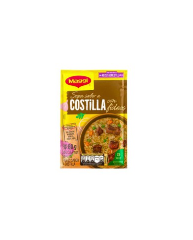 SOPA DE COSTILLA CON FIDEO MAGGI 60 G