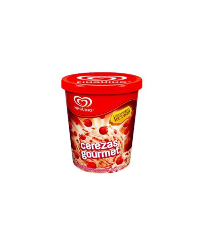 HELADO CEREZA GOURMET PINGUINO 900 ML