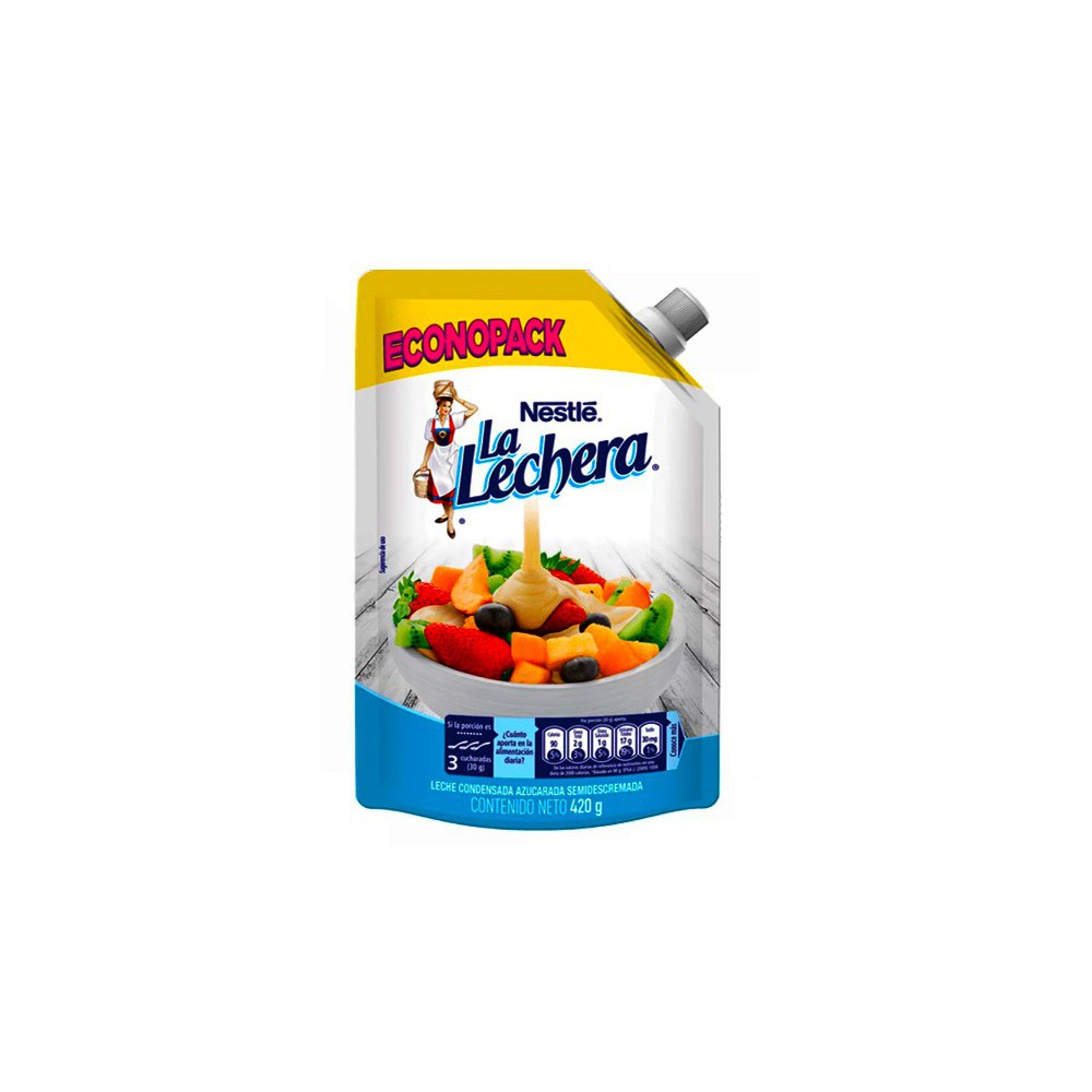 LECHE CONDENSADA LA LECHERA DOYPACK 420 G