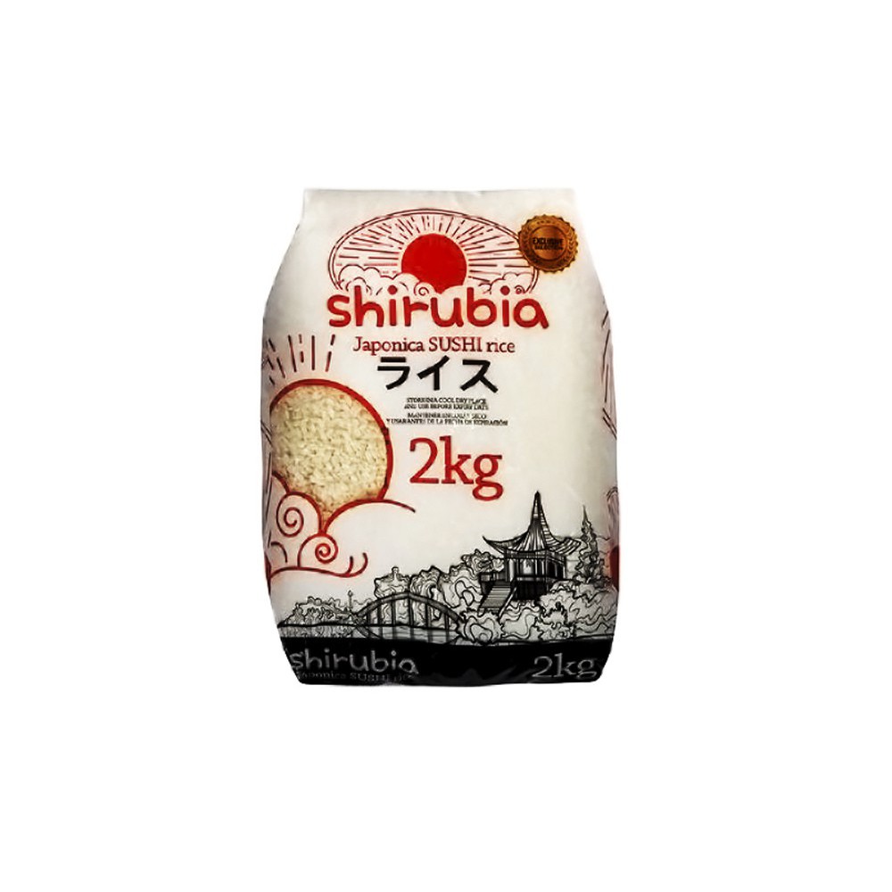 ARROZ PARA SUSHI SHIRUBIA 2 KG