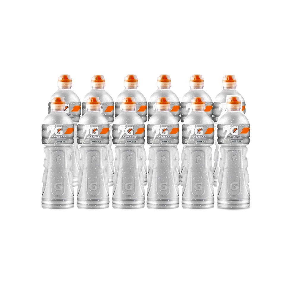 BEBIDA HIDRATANTE G ACTIVE MANZANA HELADA PET GATORADE CAJA (12 X 750 ML)