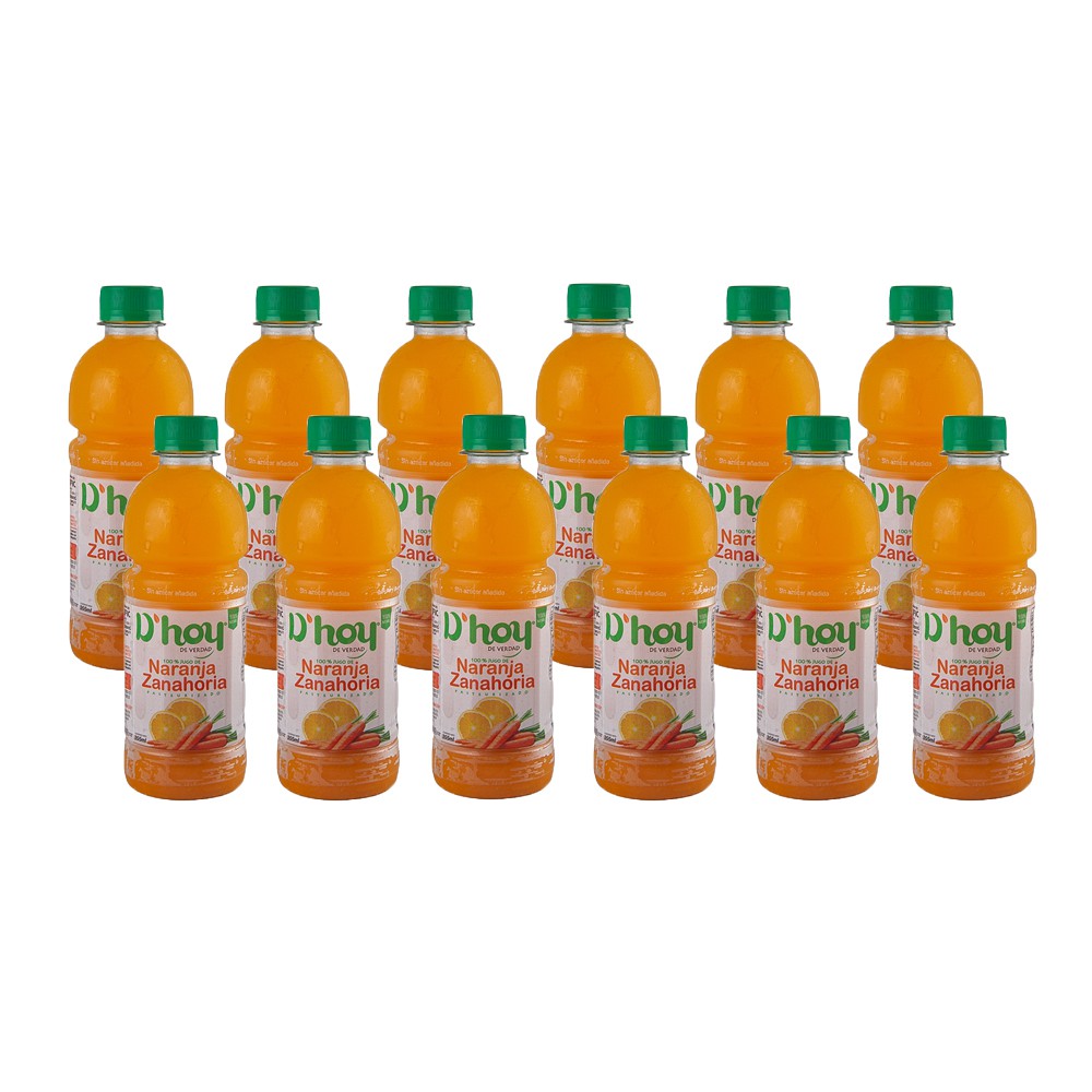 JUGO DE NARANJA/ZANAHORIA DHOY CAJA (12 X 355 ML)