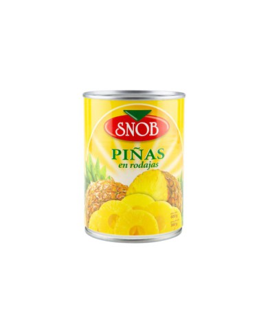 PIÑAS EN RODAJAS SNOB 600 G