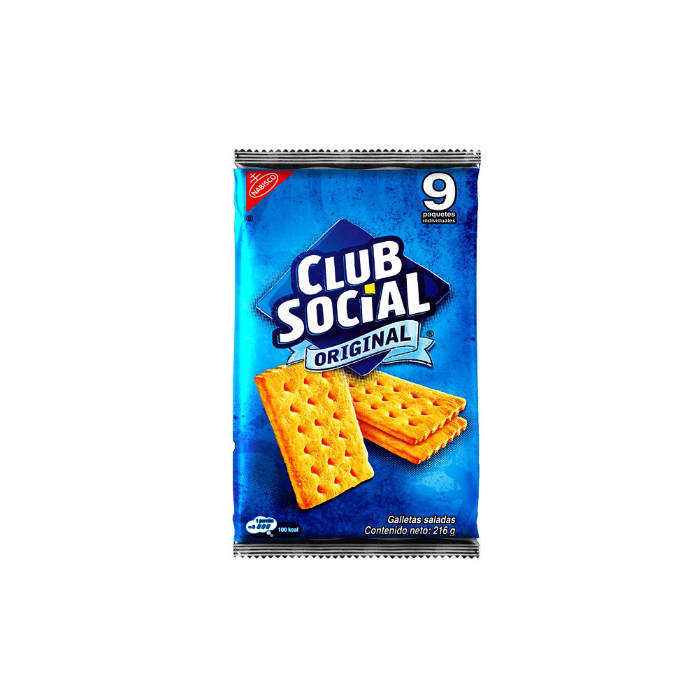 GALLETA ORIGINAL CLUB SOCIAL 216 G (9 X 24 G)