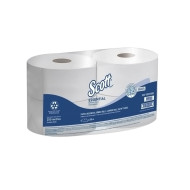 PAPEL HIGIENICO DOBLE HOJA ROLLO JUMBO SCOTT ESSENTIAL X 250 MTS