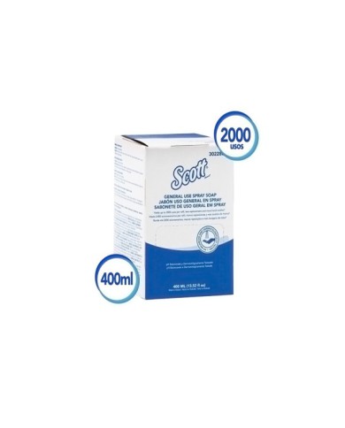 copy of JABON LIQUIDO DE MANOS 2000 USOS SCOTT SPRAY 400 ML