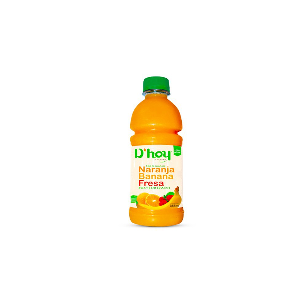 JUGO DE NARANJA/BANANA/FRESA DHOY CAJA (12 X 355 ML)