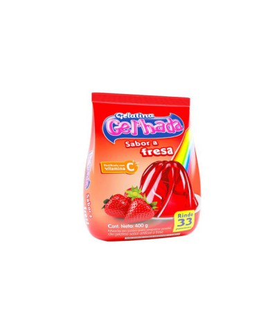 GELATINA GELHADA FRESA 400 G