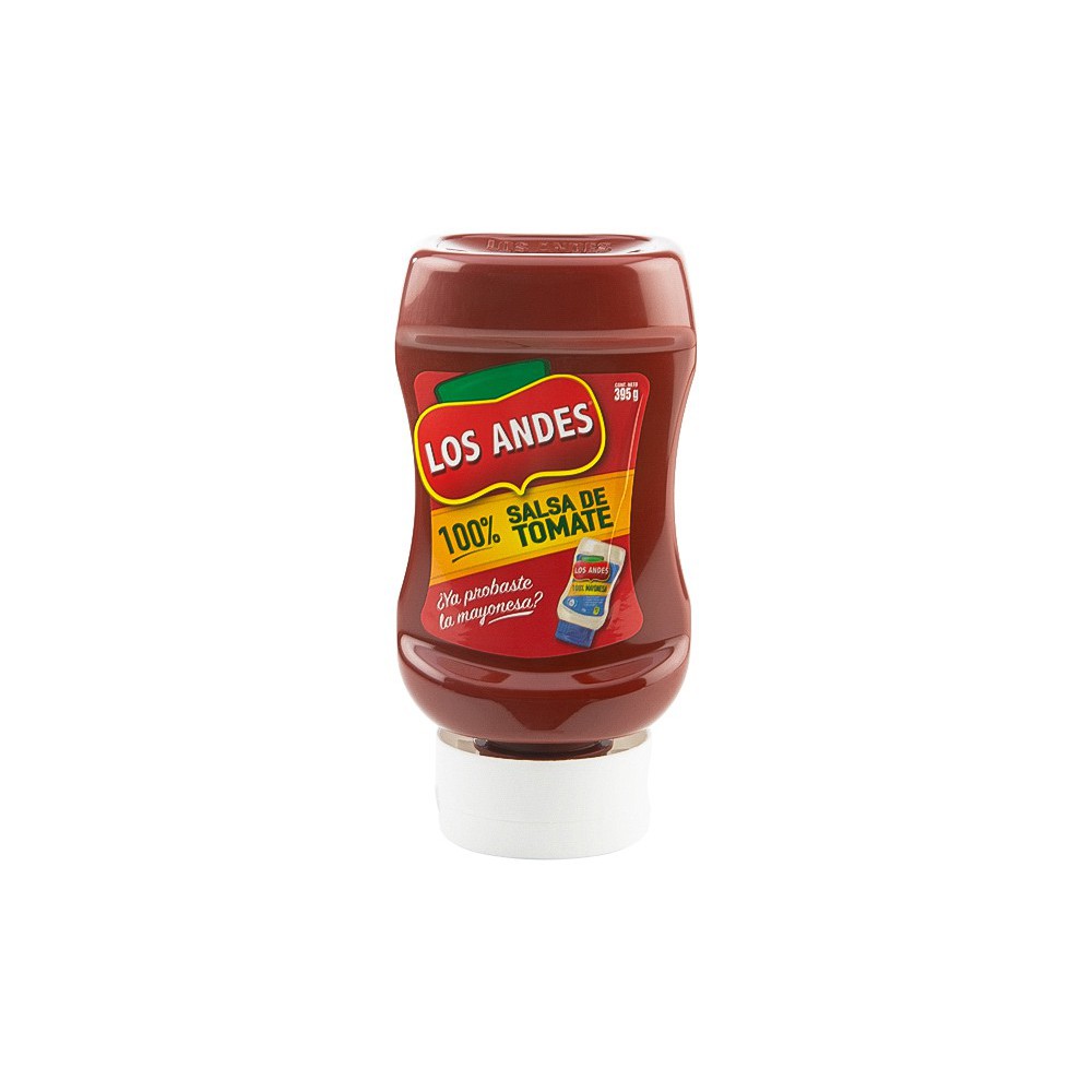 SALSA DE TOMATE LOS ANDES SQUEEZE 395 G