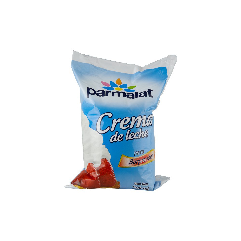 CREMA DE LECHE PASTEURIZADA FUNDA PARMALAT 900 ML