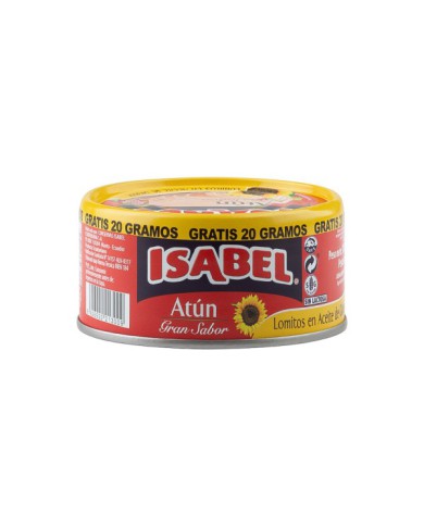 ATUN ACEITE DE GIRASOL ISABEL 160 G