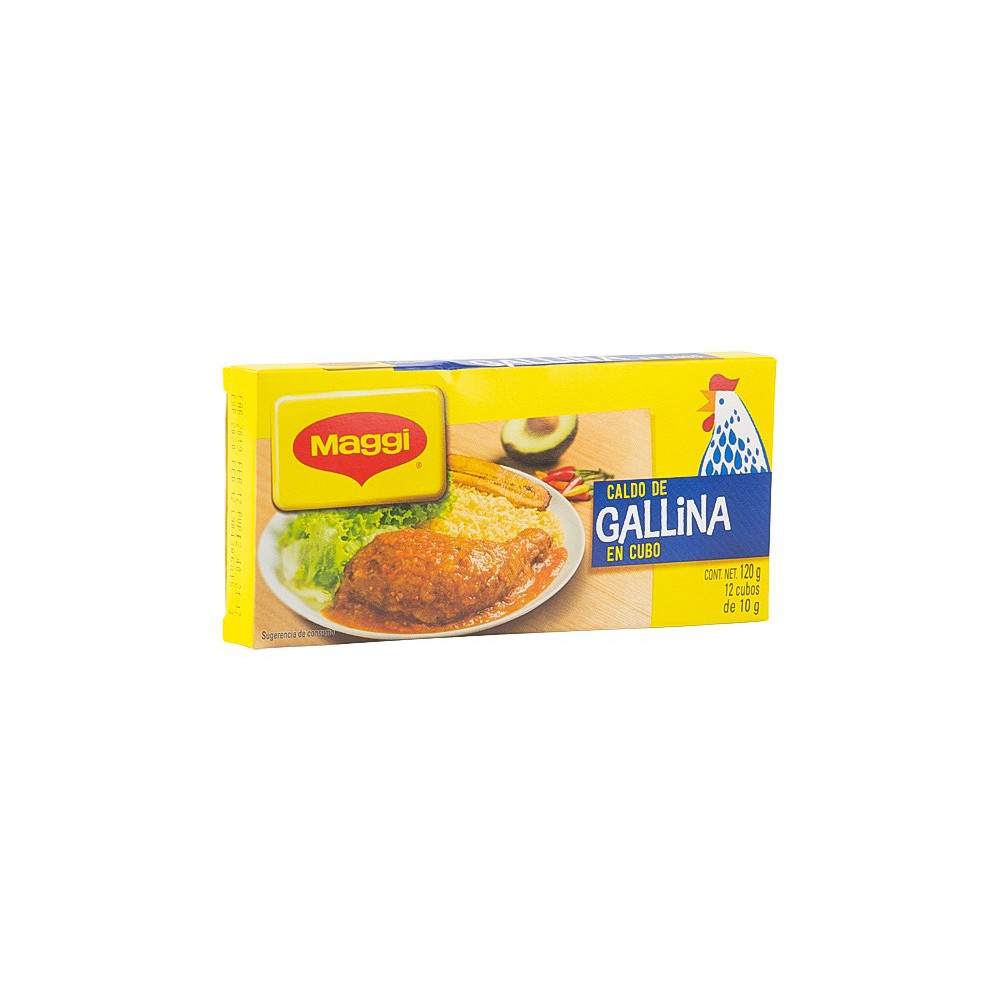 CALDO DE GALLINA EN CUBO MAGGI 120 G (12 X 10 G)