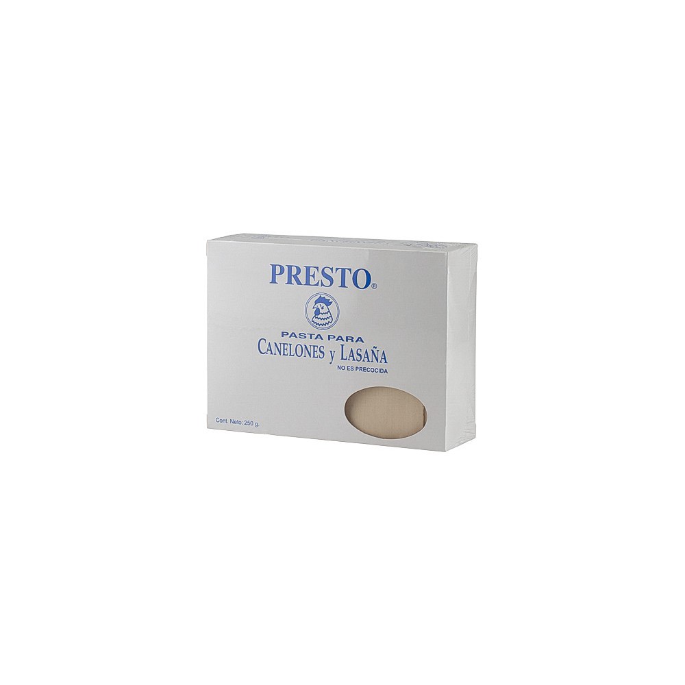 CANELONES Y LASAÑA PRESTO 250 G