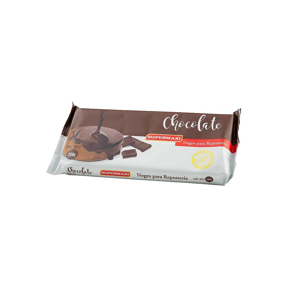 CHOCOLATE NEGRO SUPERMAXI 200 G