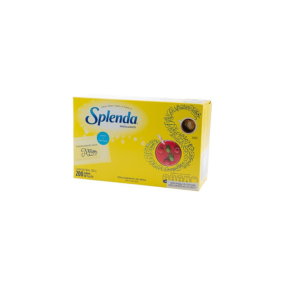 ENDULZANTE EN POLVO SPLENDA 200G (200 X 1 G)