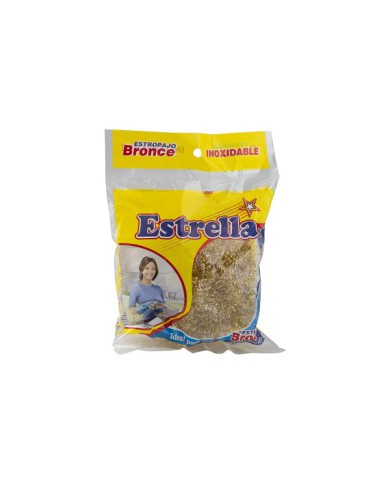 ESTROPAJO BRONCE INOXIDABLE ESTRELLA (X 1)