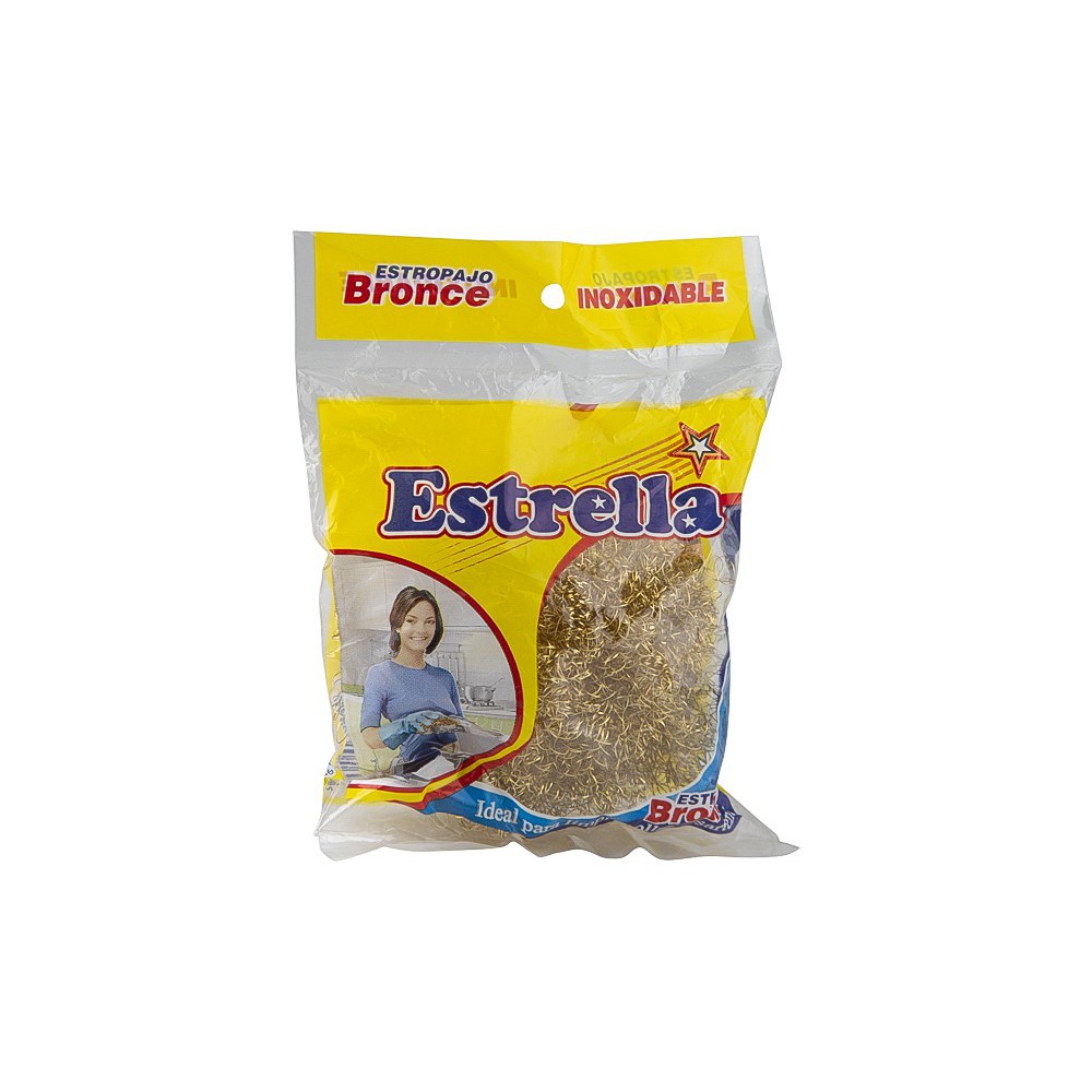 ESTROPAJO BRONCE INOXIDABLE ESTRELLA (X 1)