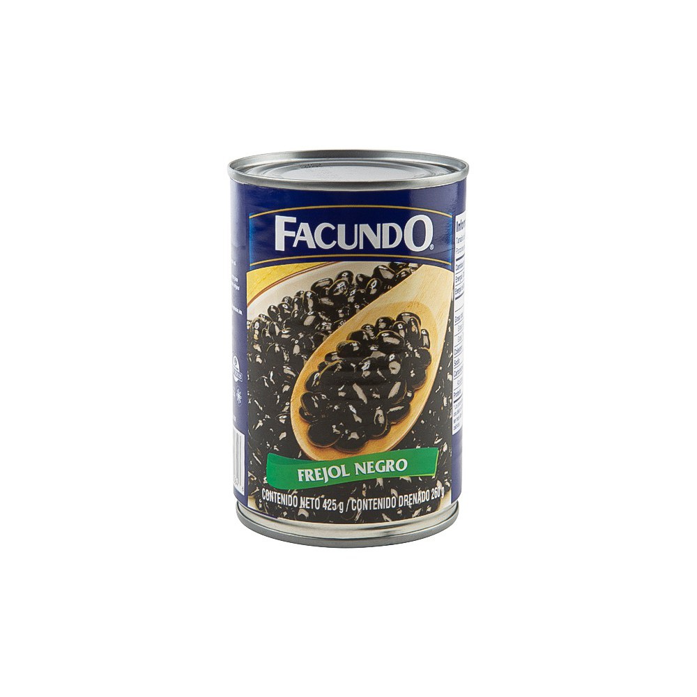 FREJOL NEGRO FACUNDO 425 G