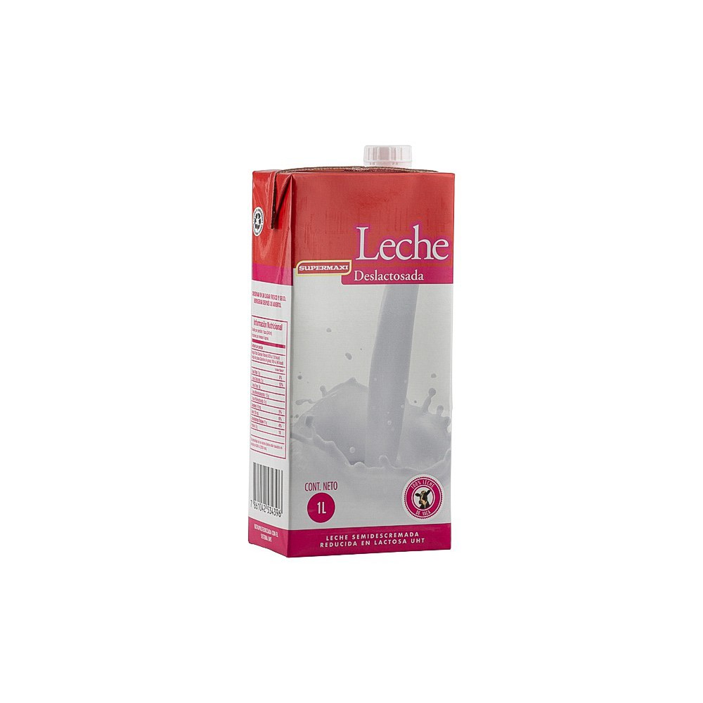 LECHE DESLACTOSADA SUPERMAXI TETRAPACK 1 LT