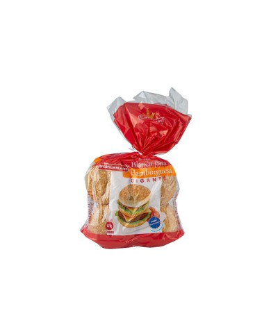 PAN BLANCO HAMBURGUESA GIGANTE SUPERMAXI 520 G