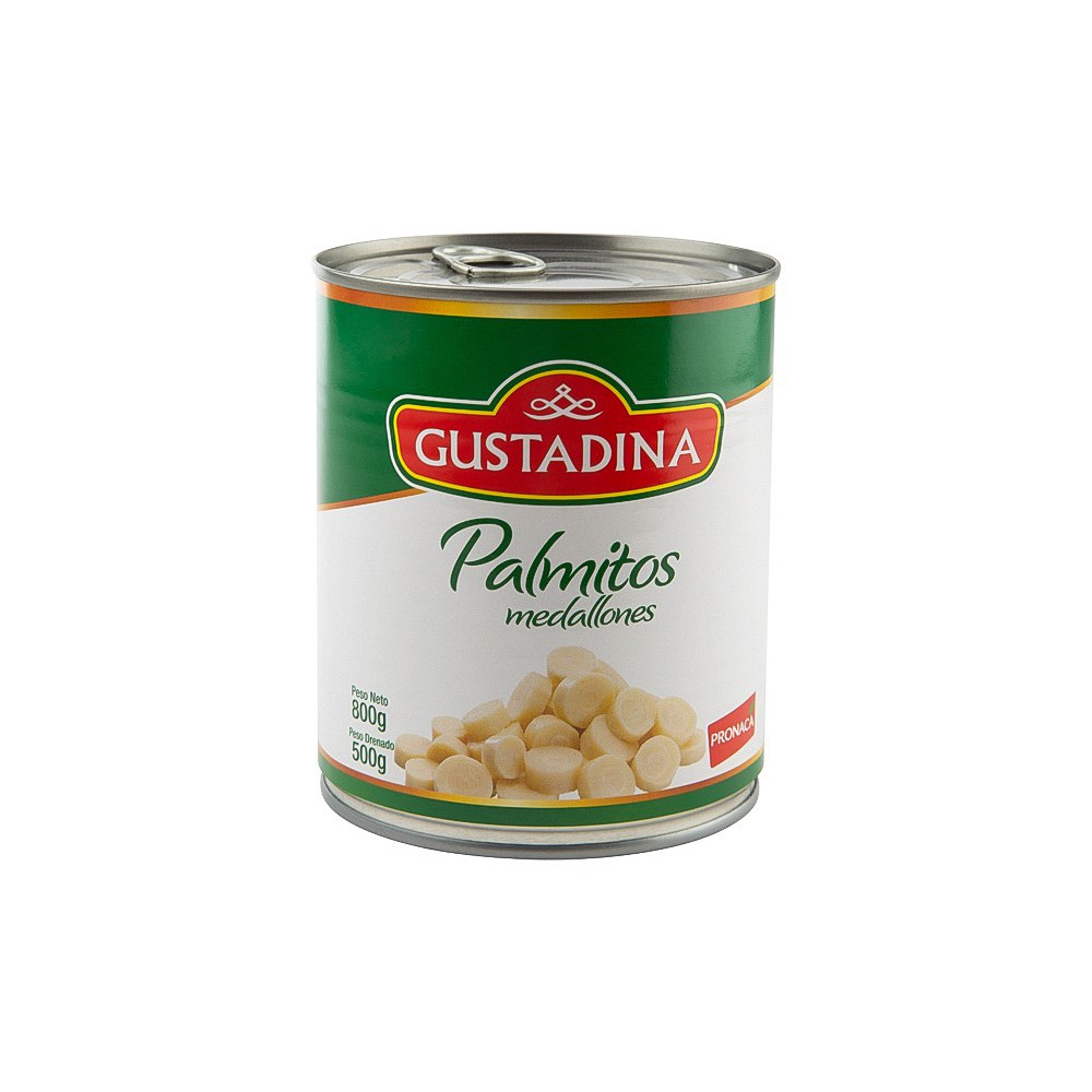 PALMITOS MEDALLONES GUSTADINA 800 G