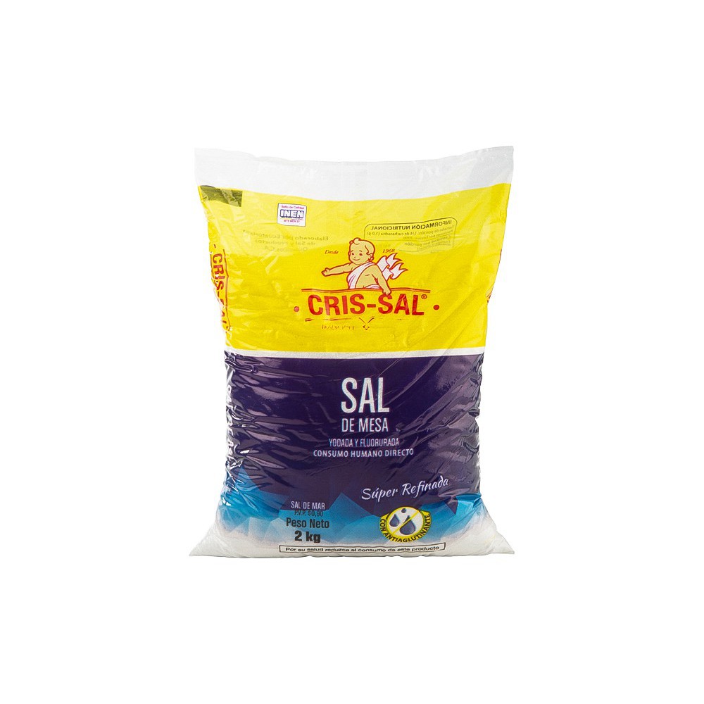 SAL DE MESA CRISAL 2 KG